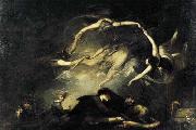 Johann Heinrich Fuseli The Shepherd's Dream oil painting artist